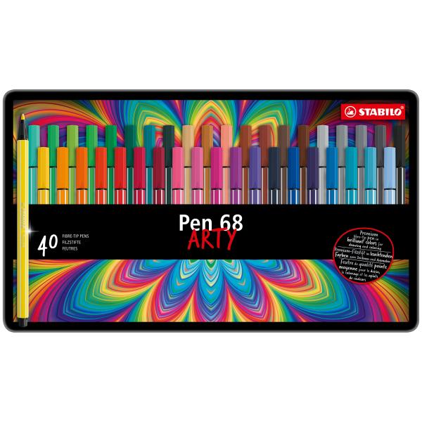 STABILO Fasermaler Pen 68 1mm 6840-6 40er Etui