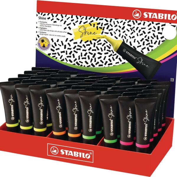 STABILO Textmarker Shine 76/45-1 45 Stück ass.