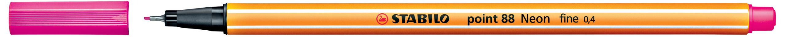 STABILO-88-056-4006381438582 STABILO Fineliner Point 88 0.4mm 88/056 neonpink – Hochwertig & günstig bei ShopDeca