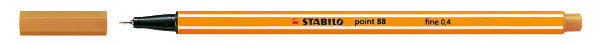 STABILO Fineliner Point 88 0.4mm 88/89 ocker dunkel
