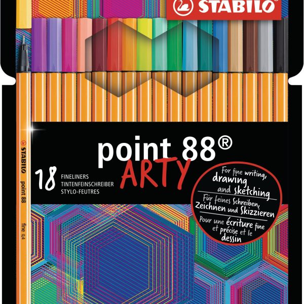 STABILO Fineliner Point 88 Arty 8818/1-20 18 Stück ass.