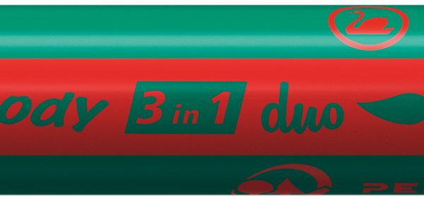 STABILO Farbstift Woody 3 in 1 882/310-533 Duo, rot/dunkelgrün