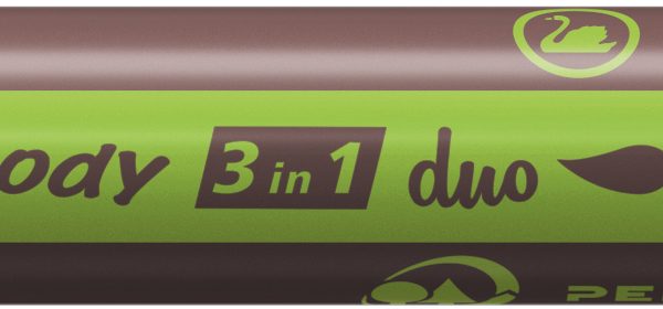 STABILO Farbstift Woody 3 in 1 882/570-630 Duo, grün/braun