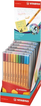 STABILO Fineliner Point 88 0.4mm 8820-03 20 Farben, Box