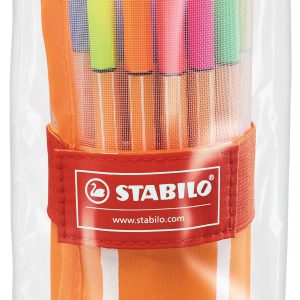 STABILO Fineliner Point 88 0.4mm 8830-2 25+5 Neon Rollerset