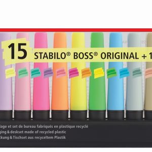 STABILO BOSS Original F60915 Tischset 15 Stück