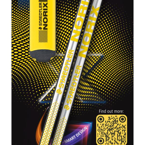 STAEDTLER Bleistift NORIX HB 181SBK2-1 inkl. Spitzer,Radierer 2 Stück