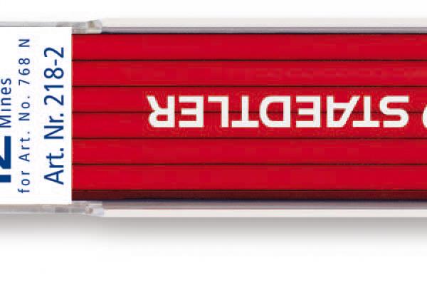STAEDTLER Minen Lumocolor non-perm. 768N 218-2 rot 12 Stück