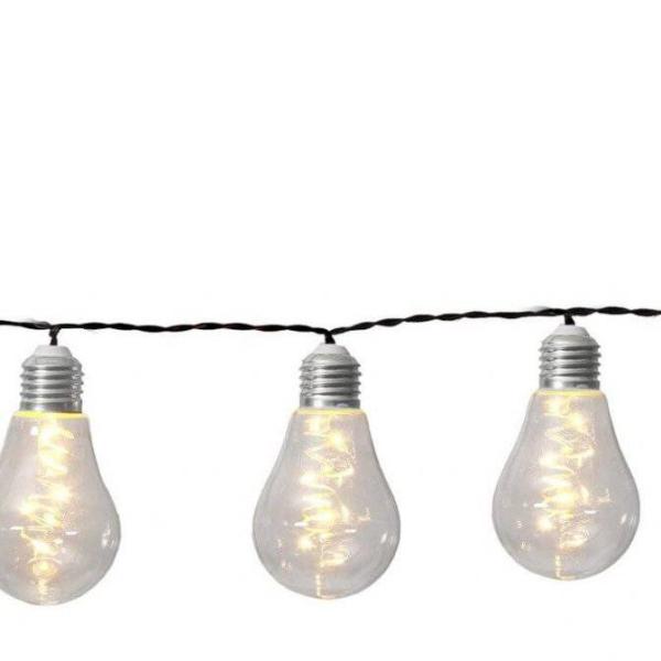 STAR TRADING Solar Lichterkette 12.480-10 transparent, LED 1,8m