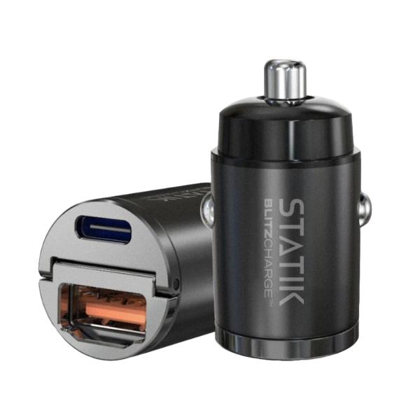 STATIK Dual Car Charger USB-A-C PUP-0250 BlitzCharge 45W