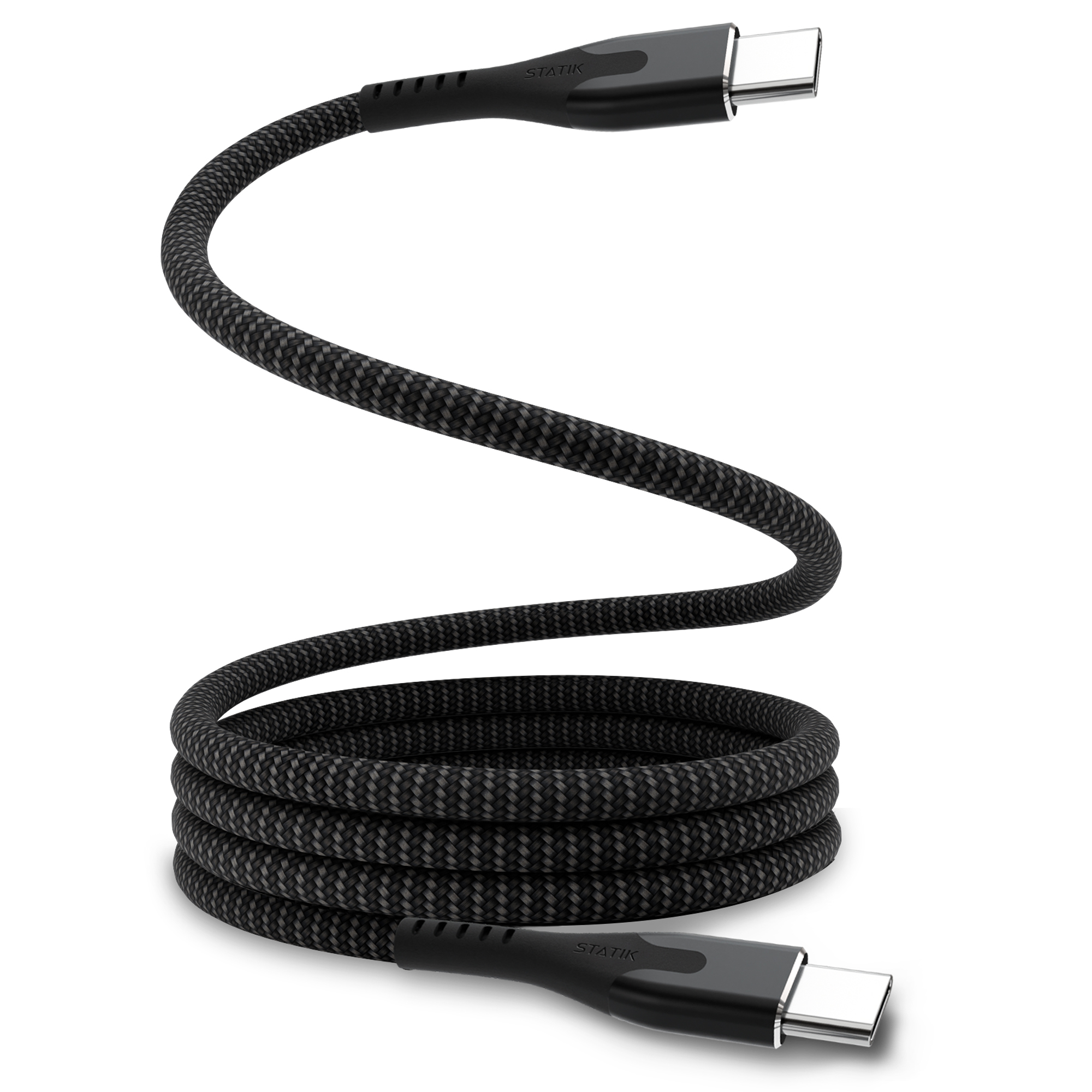 STATIK-PUP-0550-6FT-CC-0810024055876 STATIK MagStack Pro, Magnetic Cable PUP-0550-6FT-CC USB-C to C, 2m 100W Black – Hochwertig & günstig bei ShopDeca