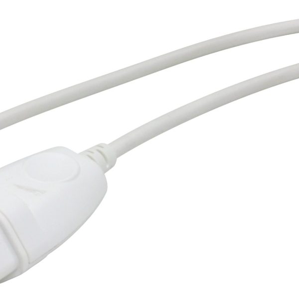 STEFFEN Verlängerungskabel 3,0 m 302163 weiss 3-polig
