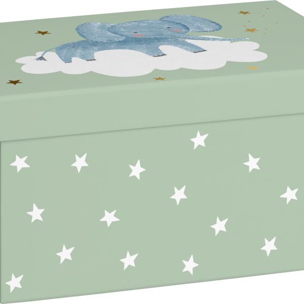 STEWO Geschenkbox Mimmo 2551519946 hellgrün 16.5x24x12cm