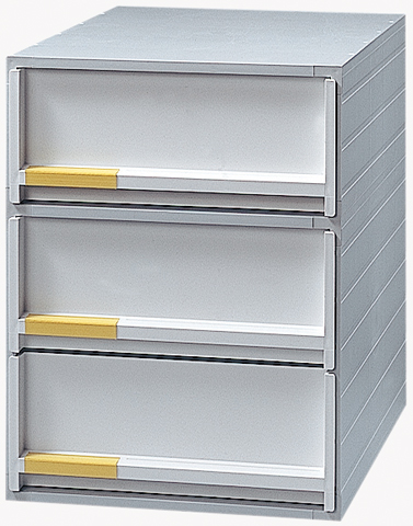 STYRO Schubladenbox styroindiv. 02-11096.80 grau 3 Schubladen