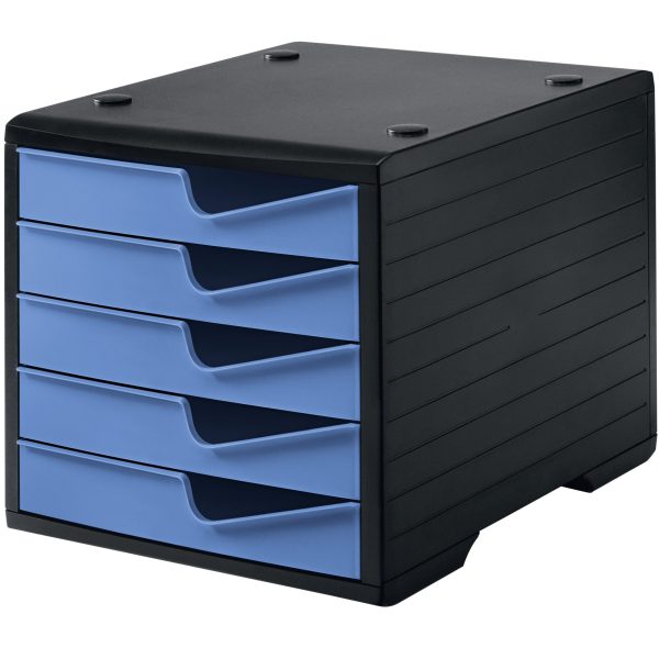 STYRO Styroswingbox 275-8430.629 sz/cornflower 5 Schubladen