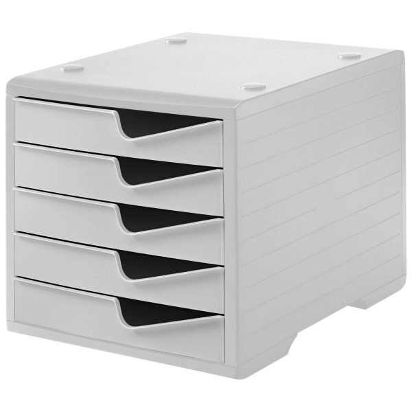 STYRO Styroswingbox 275-8430.882 grau/grau 5 Schubladen