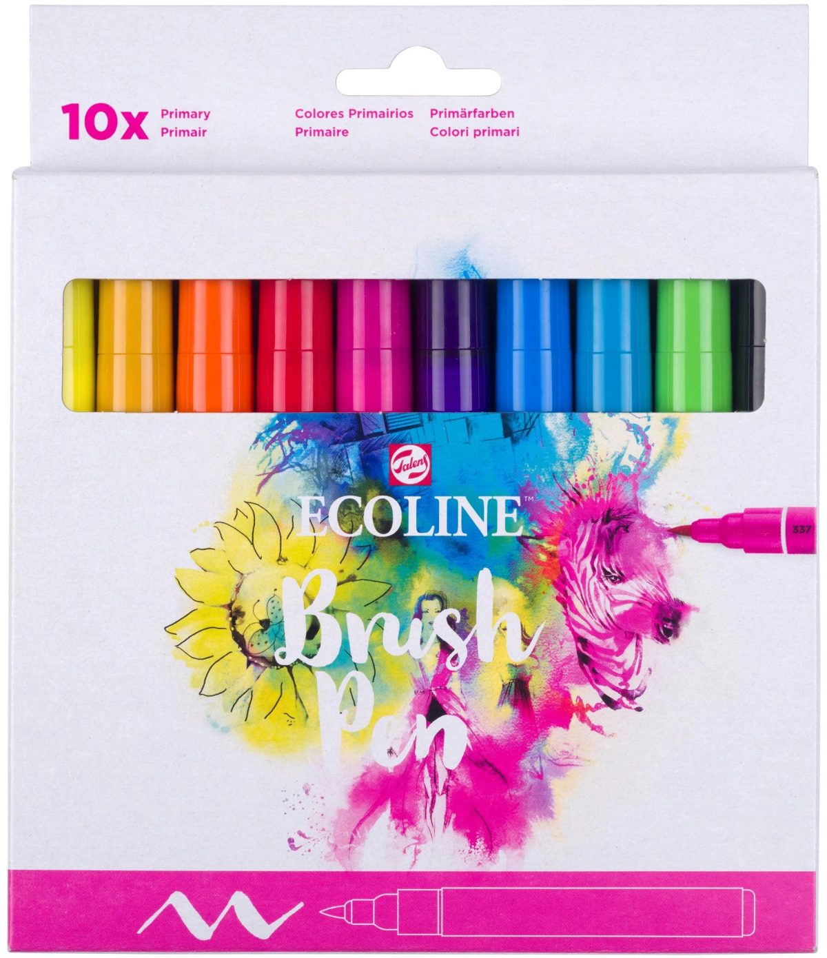 TALENS Ecoline Brush Pen Set 11509007 ass. 10 Stück – Hochwertig & günstig bei ShopDeca