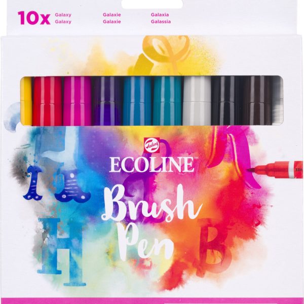 TALENS Ecoline Brush Pen Set 11509800 ass. Handlettering 10 Stück