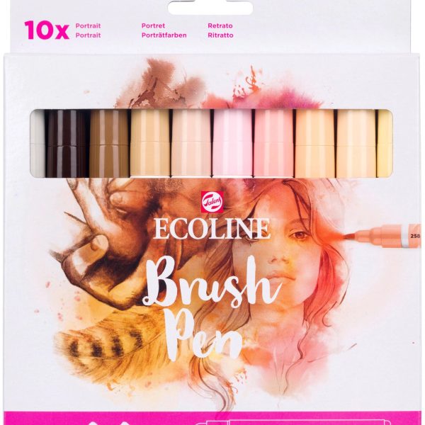 TALENS Ecoline Brush Pen Set 11509806 ass. Skin 10 Stück