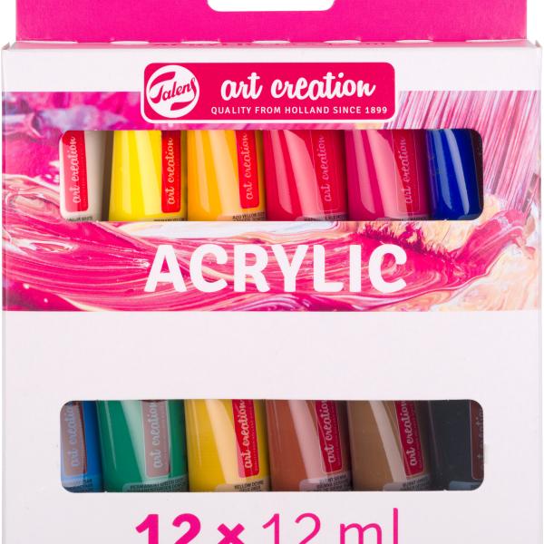 TALENS Acrylfarbe 12 x 12ml 9021812M Starterset