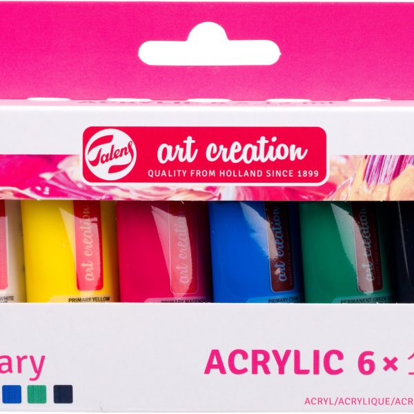 TALENS Acrylfarbe 6x12ml 9021860M Primary