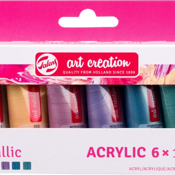 TALENS Acrylfarbe 6x12ml 9021861M Metallic