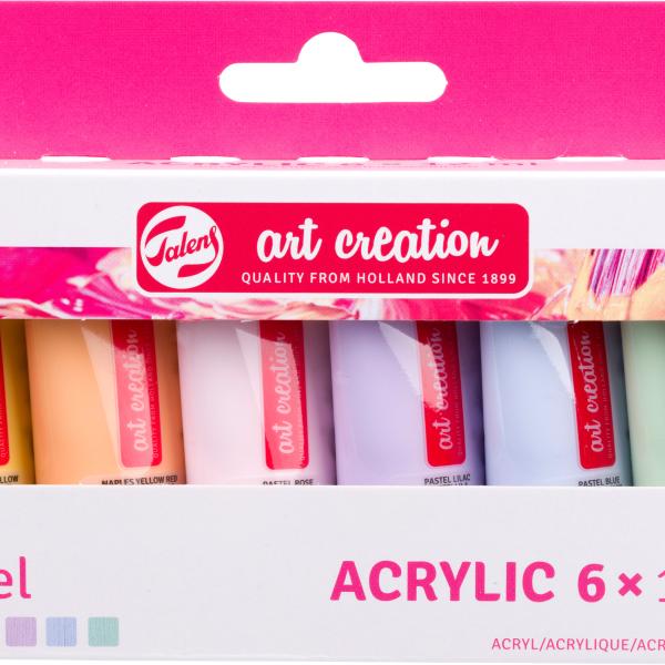 TALENS Acrylfarbe 6x12ml 9021862M Pastel