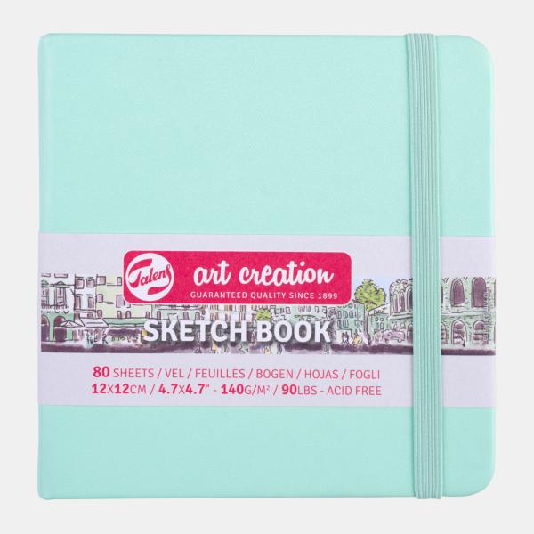 TALENS Sketchbook 12x12cm 9314034M fresh mint 80 Seiten