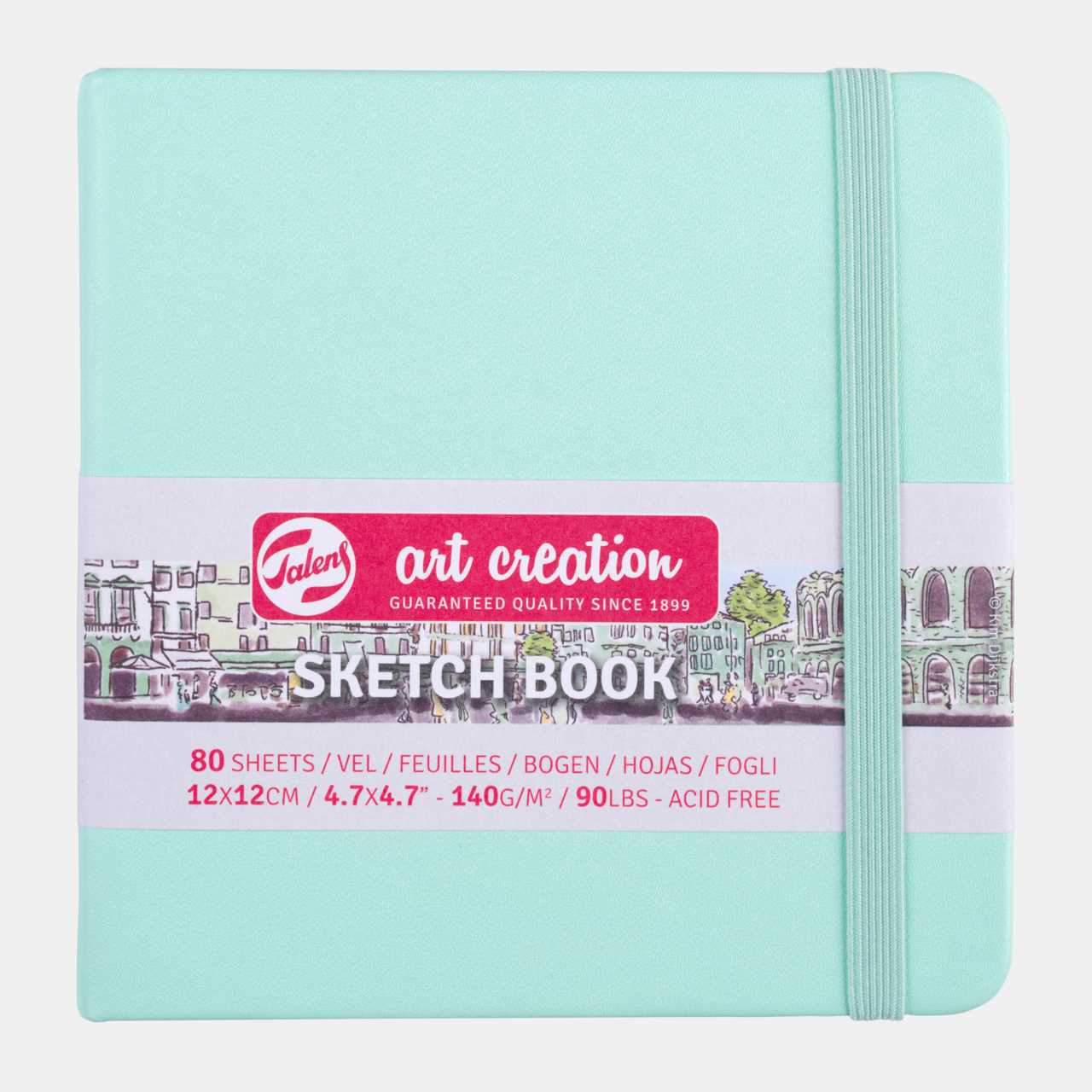 TALENS-9314034M-8712079466961 TALENS Sketchbook 12x12cm 9314034M fresh mint 80 Seiten – Hochwertig & günstig bei ShopDeca