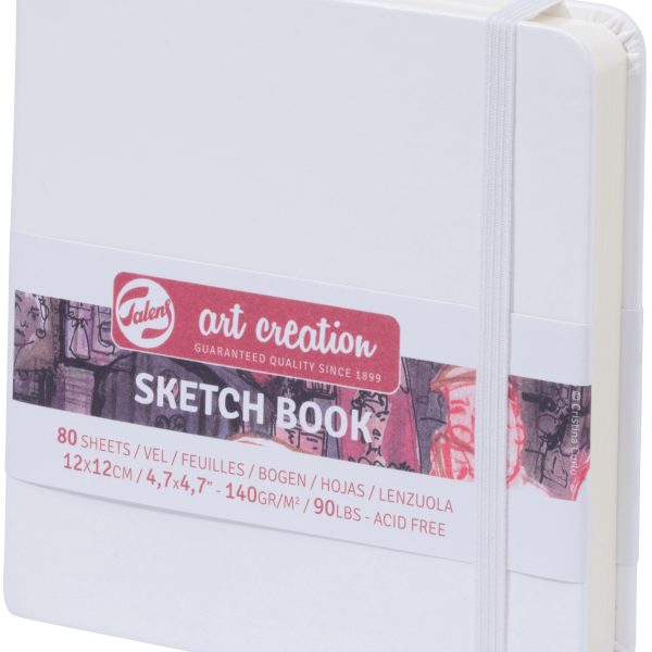 TALENS Skizzenbuch 12x12cm 9314104M weiss 80 Seiten