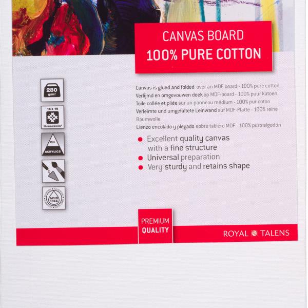 TALENS Malplatte 18x24cm 93251824 Baumwolle, 280g/m2