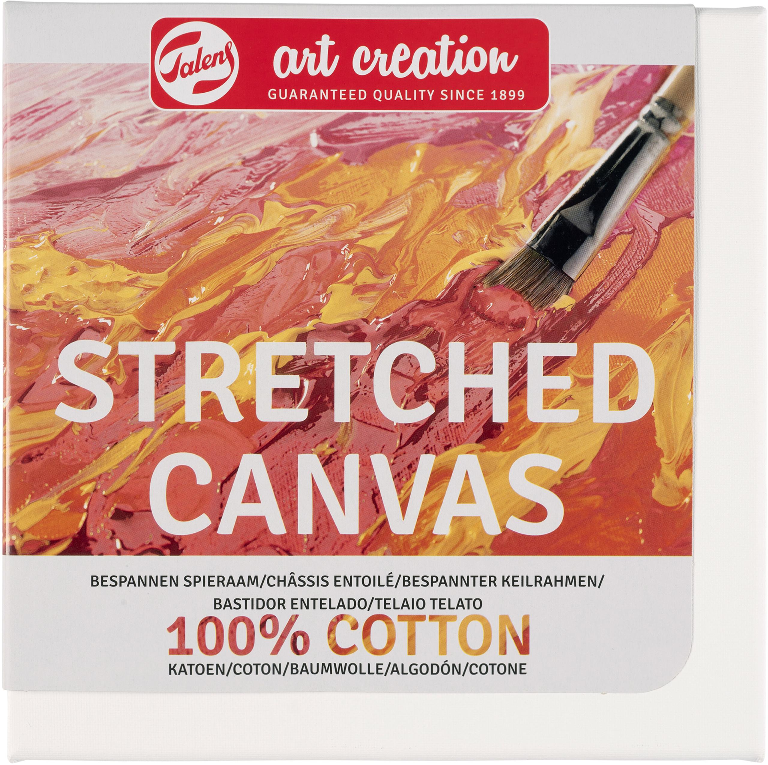 Talens Art Creation Stretched Canvas Cotton Stapled 20X20 TALENS Keilrahmen 20x20cm 9575202M 260g/m2 – Hochwertig & günstig bei ShopDeca