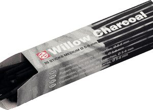 TALENS Holzkohle mitteldick 96000030 25 Stäbchen