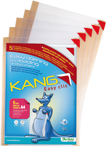 TARIFOLD Sichttaschen T-View A4 194770 weiss 5 Stück