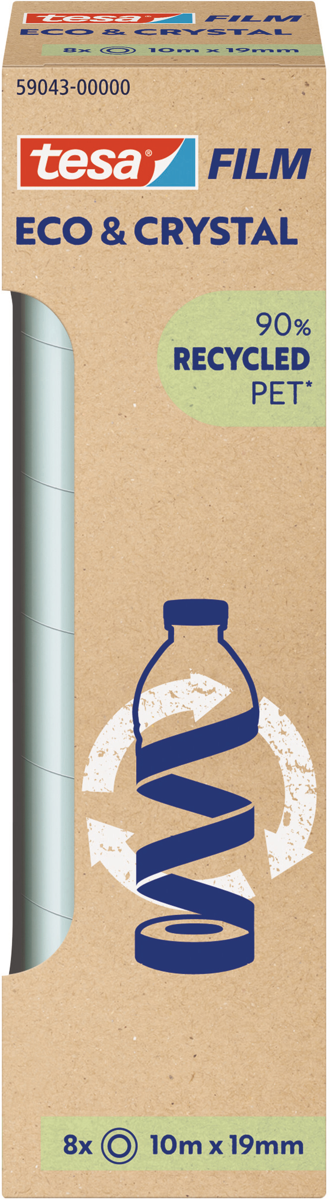 306886H01_59043-00000-00_FB_400_1001144_Motiv.pdf TESA Tesafilm eco&crystal 10mx19mm 59043-00000 Klebeband 8 Stück – Hochwertig & günstig bei ShopDeca