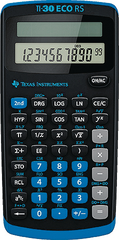 TEXAS INSTRUMENTS Calculator School TI-30 ECO RS