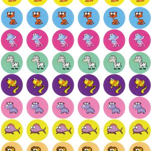 TIMETEX Set Belobigungs-Aufkleber 62767 Tiere 240 Stück