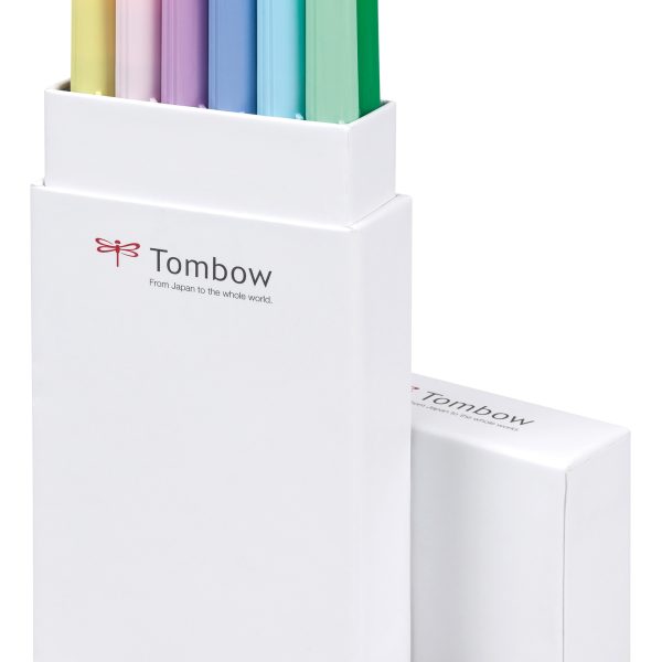 TOMBOW ABT Dual Brush Pen ABT-12P-2 12er Set Pastelltöne
