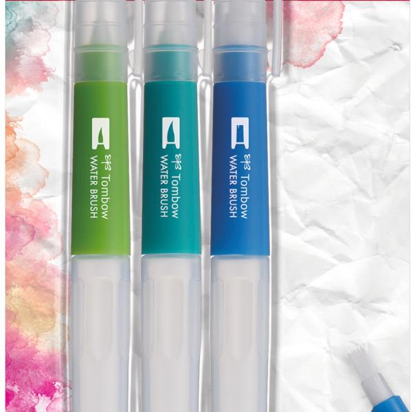 TOMBOW Wassertankpinsel WB-3P Set, 3 Stück