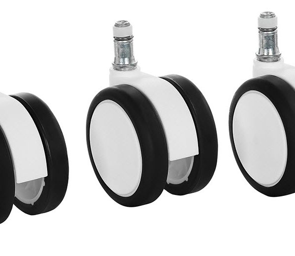 TOPSTAR Hartbodenrollen 6990W 5 Stück, weiss