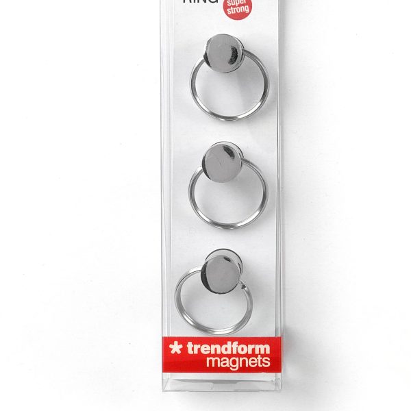 TRENDFORM Magnete RING MM2026 silber 3 Stück