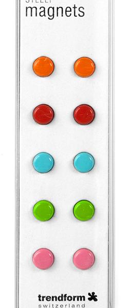 TRENDFORM Magnete STEELY COLOR TF20C farbig ass. 10 Stück