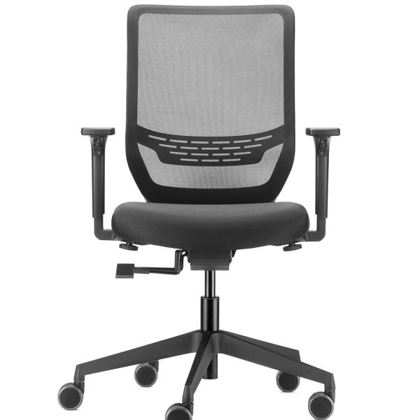 TRENDOFFICE Bürodrehstuhl TO-SYNC II 9242_AY schwarz