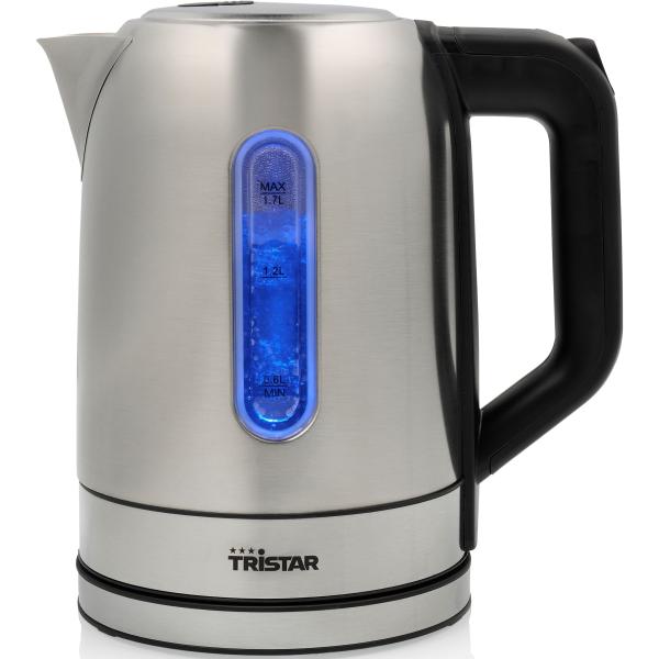 TRISTAR Wasserkocher WK-1344 1.7l, Edelstahl