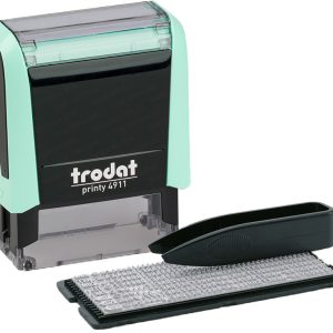 TRODAT Printy 4911 Typo 3 Zeilen Text 180854 pastellgrün