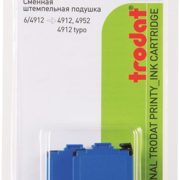 TRODAT Stempelkissen 6/4912EKBLB blau 2 Stück