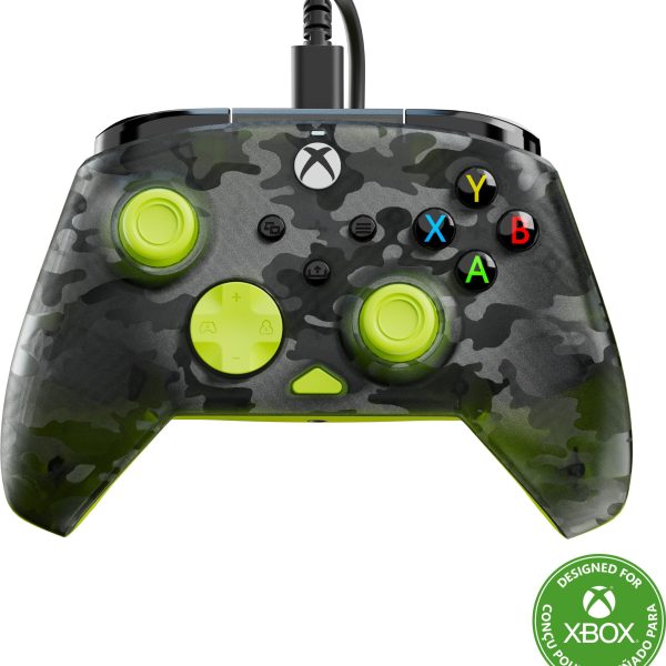 TURTLE BEACH Rematch Core Wired Ctrl. TBC-2001-75 XB, Ghost Camo Black,Yellow