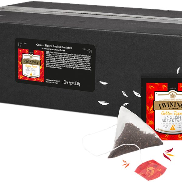 TWININGS Golden English Breakfast 100015074 Pyramide 3g, 100 Stk.