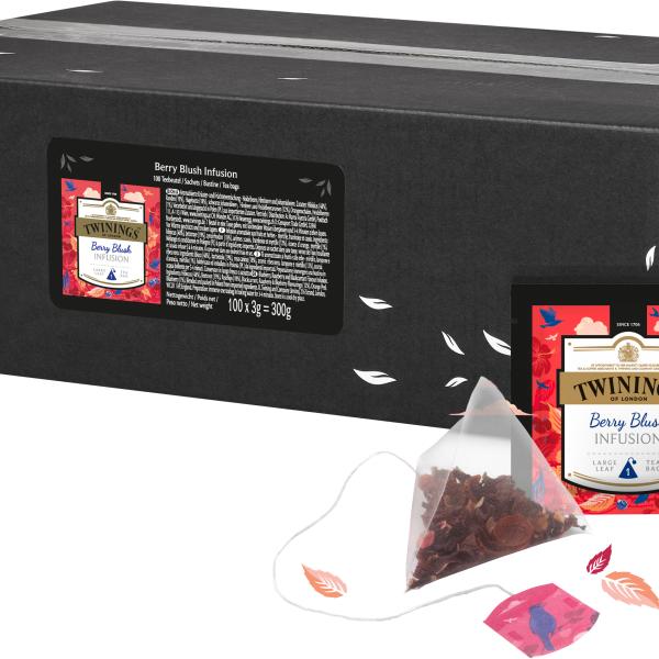 TWININGS Berry Blush Infusion 100016920 Pyramide 2.5g, 100 Stk.