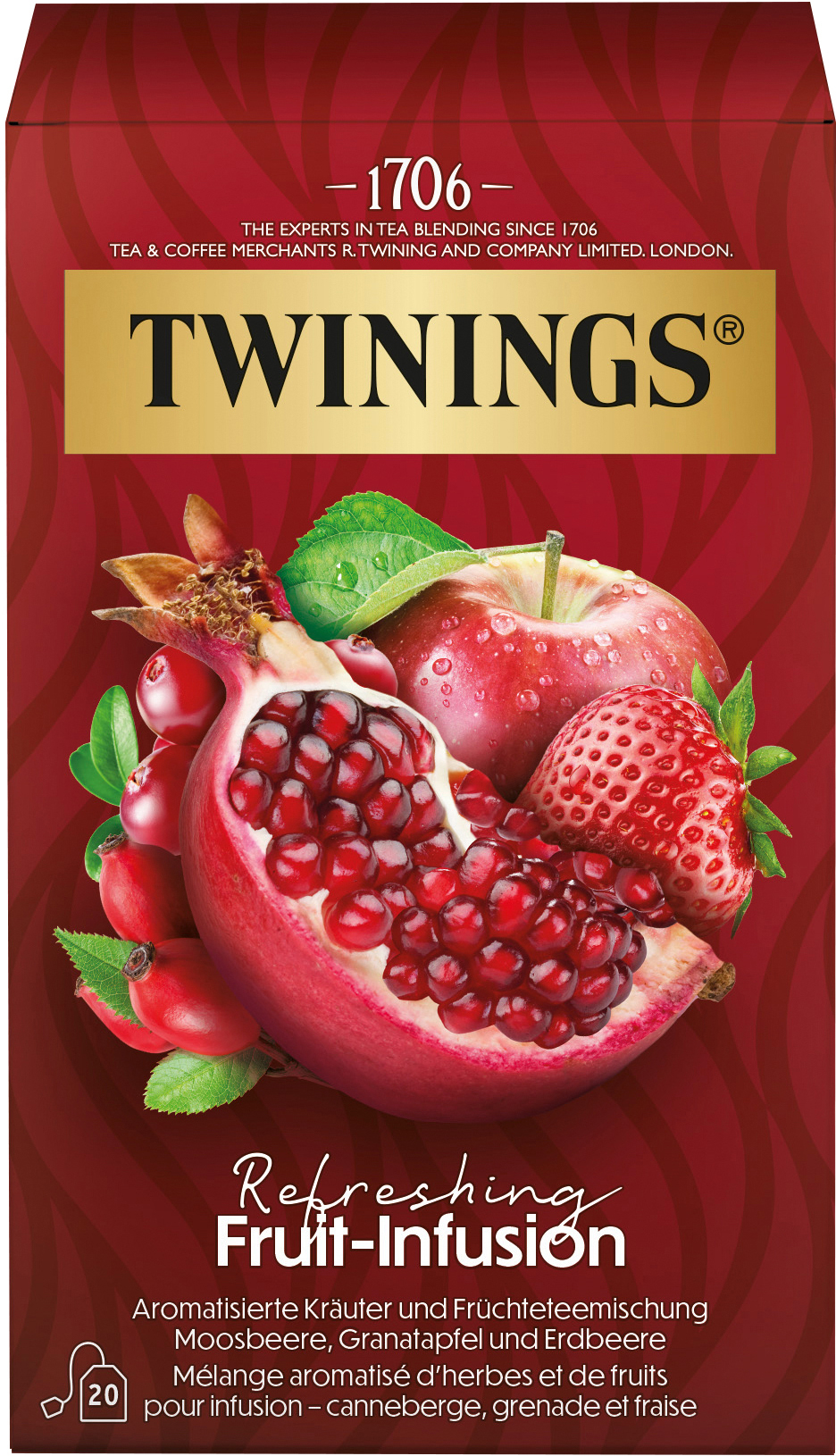 TWININGS-100017251-0070177231859 TWININGS Refreshing Früchte Tee 100017251 Beutel 2g, 20 Stk. – Hochwertig & günstig bei ShopDeca